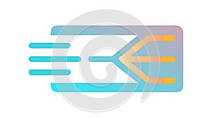 Complex Data Flow with Branching Pathways, vector design Generative AI