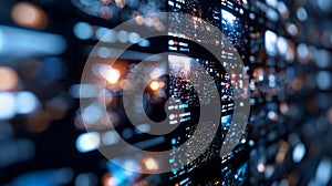 Complex data visualizations on display wall