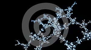 Complex digital network connection visualization