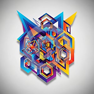 And yellow create a dynamic visual effect, with sharp lines and