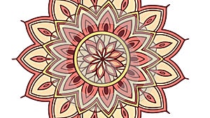 Complex Geometric Mandala Pattern, Abstract Art, vector design Generative AI