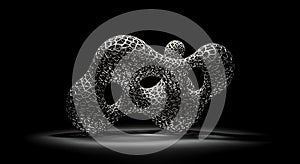 Complex lattice structure abstract geometric object