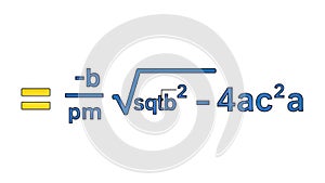 Quadratic Formula: Solving Quadratic Equations (ax^2+bx+c 0)