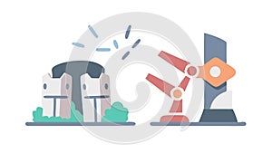 Complex Maze Labyrinth for Problem-Solving Challenges, vector design Generative AI