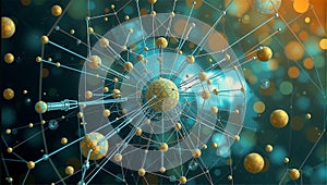 Complex Network of Spheres