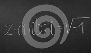 Complex numbers.