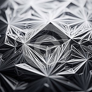 A complex pattern of three-dimensional geometric