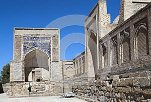 Complex Poi Kolon, Miri Arab Madrassah in Bukharat, Uzbekistan