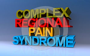 complex regional pain syndrome on blue