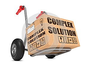 Complex Solution - Cardboard Box on Hand Truck.