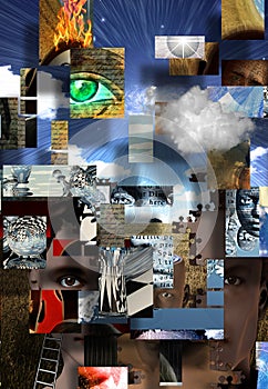 Complex Surreal Abstract Art