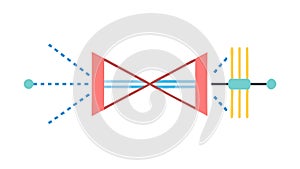 Complex System Interconnected Network Dynamics Vector, vector design Generative AI