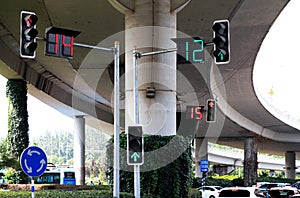 Complex Traffic Lights in Nanjing, China