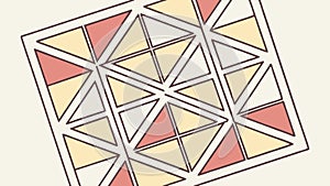 Complex Triangular Geometric Pattern for Modern Design, vector design Generative AI