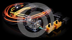 Complex wiring harness for the car building industry