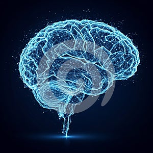 And complexity of the brain, symbolizing concepts of artificial