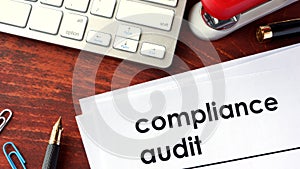 Compliance audit. photo