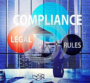 Compliance Legal Rule Compliancy Conformity Concept photo