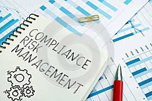 Compliance risk management is shown using the text