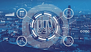 Compliance theme with downtown San Francisco