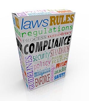 Compliance Word Product Service Package Complying Laws Guideline