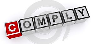 Comply word block