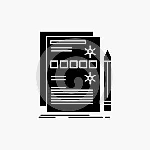 Component, data, design, hardware, system Glyph Icon. Vector isolated illustration