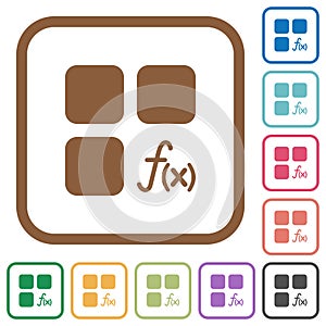 Component functions simple icons