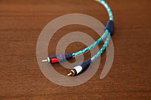 Component Inter Connect Audio Wire Cable with RCA Male Plug