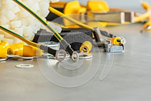 Components and accessories used in electrical installations