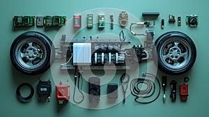 Components of an Electric Vehicle Layout