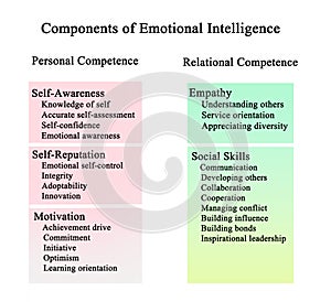Components of Emotional Intelligence