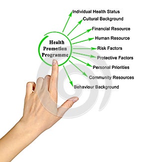 Components of Health Promotion Programme