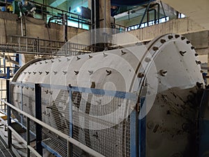 Components of power plant: ball mill of FGD (Flue gas desulfurization)