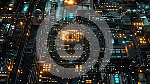 components scrolling circuit board