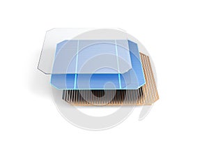 Components of the solar panel