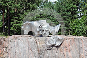 Composer Sibelius Monument in Helsinki