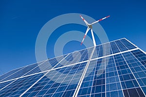 Composing sustainable energies wind and sun