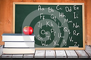 Composite image of alphabet