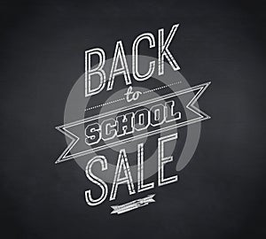 Composite image of back to school sale message