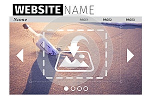 Composite image of build site interface