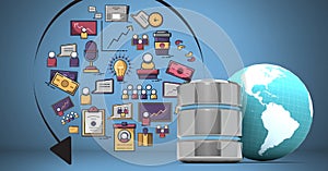 Composite image or business drawings