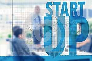 Composite image of businesswoman asking question during meeting