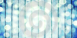 Composite image of circle design on blue background