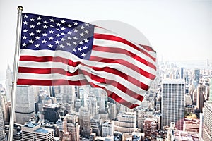 Composite image of close up of the us flag