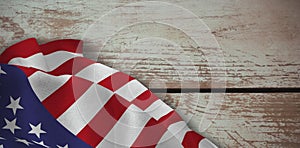 Composite image of close up of the us flag