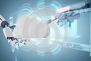 Composite image of composite image of cloud