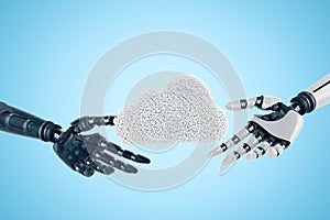 Composite image of composite image of cloud