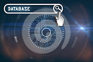 Composite image of a cursor on white background