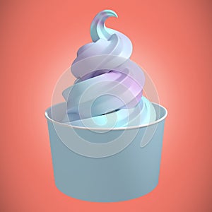 Composite image of 3d composite image of a cupcake